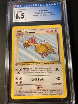 CGC 6.5 fearow 1st edition jungle Pokemon - Image 1
