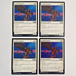 MTG Griffin Sentinel (M20 Core Set 2020) 021/280 (NEAR MINT) (4X) - Image 1