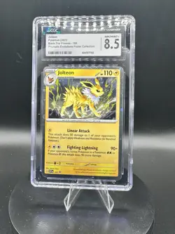 2025 Pokemon Black Star Promo 169 Jolteon Prismatic Evolutions Poster 8.5 CGC - Image 1