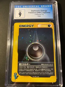 cgc 9 darkness energy vs japanese 2001 holo Pokemon - Image 1