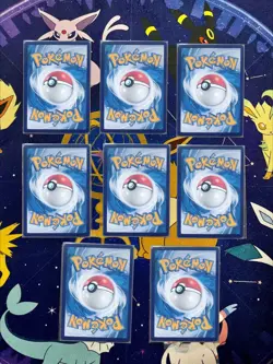 IN STOCK Pokemon China Eevee Gift 8Pcs Sylveon Espeon Umbreon Leafeon Glaceon GX - Image 2