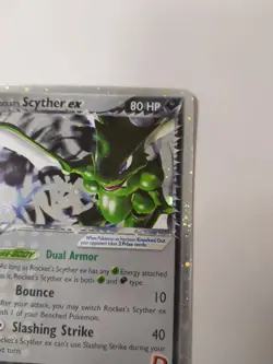 Pokemon TCG - Rocket's Scyther Ex 102/109 MP Team Rocket Returns SWIRL - Image 2