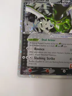 Pokemon TCG - Rocket's Scyther Ex 102/109 MP Team Rocket Returns SWIRL - Image 4