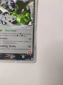 Pokemon TCG - Rocket's Scyther Ex 102/109 MP Team Rocket Returns SWIRL - Image 5