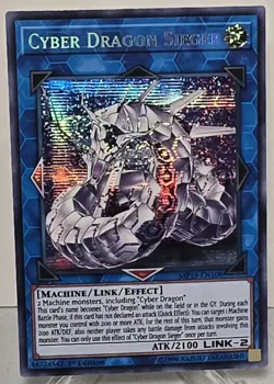 Cyber Dragon Sieger MP19-EN108 1st Edition Prismatic Secret Rare Yugioh TCG NM/M - Image 1