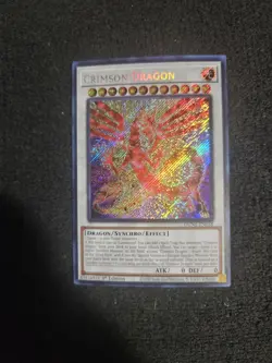 Yugioh!-Crimson Dragon- Dune-en038- Secret Rare- 1st Edition-(LP/NM) - Image 1