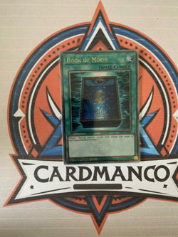 Book of Moon RA02-EN050 Quarter Century Secret Rare NM 1st Ed Yugioh QCR - Image 1