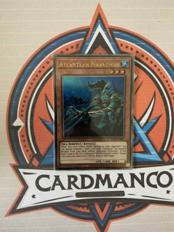 Yugioh Atlantean Marksman Quarter Century Secret Rare 1st Ed RA04-EN009 QCR - Image 1