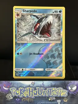 Pokemon Card Sharpedo 28/145 Guardians Rising Reverse Holo Rare Near Mint - Image 1