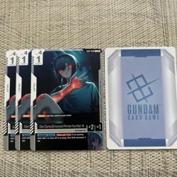 Gundam Card Game Elan Ceres (Enhanced Person Number 4) GD01-098 C Playset Of 4 - Image 2
