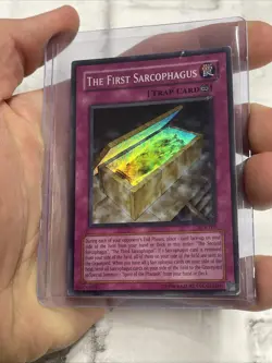 Yu-Gi-Oh! The First Sarcophagus #AST-101 Yugioh! Rare Card MP/LP Vintage Vtg - Image 1