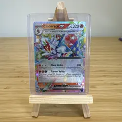 Pokemon Card Cinderace ex 028/142 Double Rare Stellar Crown Near Mint ENGLISH - Image 1