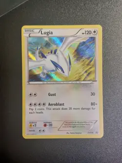Lugia XY156 Holo Black Star Promo Pokemon Card NM - Image 2
