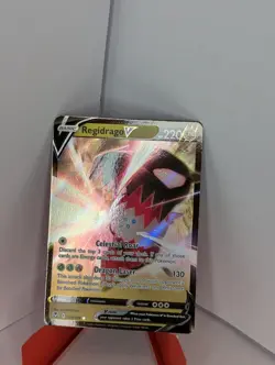 Regidrago V - 135/195 - Pokemon Silver Tempest Sword & Shield Ultra Rare Card NM - Image 1