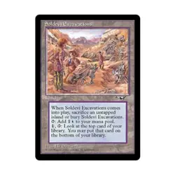 WOTC MtG Alliances Soldevi Excavations (R2) VG - Image 1