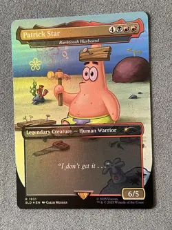 MTG - Patrick Star - Borderless Rainbow Foil - Secret Lair - SLD 1931 - Image 1