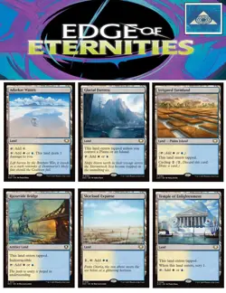 6x (1/ea) - AZORIUS Commander Land Lot - Edge of Eternities MTG - NM MTG - Image 1