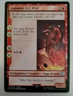 MTG - Final Fantasy: Summon: G.F. Ifrit (0163) - Common - Near Mint - Image 1
