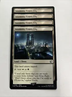 Insomnia, Crown City x 4 Final Fantasy Mtg - Image 1