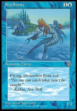 Sea Sprite - Light Play MTG Homelands - Image 1