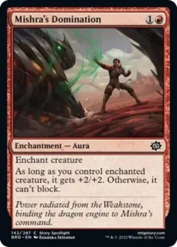 Mishra's Domination - Near Mint MTG The Brothers' War - Image 1