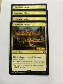 Crossroads Village X 4 0276 Final Fantasy MTG - Image 1