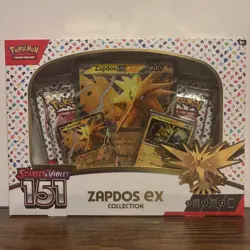 Pokemon TCG Scarlet & Violet 151 Zapdos EX Collection Brand New Factory Sealed - Image 1