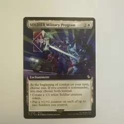 MTG SOLDIER Military Program Extended Art (Final Fantasy Commander) - Image 1