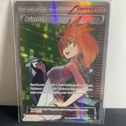 Brigette 161/162 XY Breakthrough Full Art Holo Trainer Supporter Pokemon - MINT - Image 1
