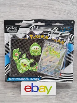 POKEMON TCG 1 x Black Bolt & 1 x White Flare Tech Sticker Collection IN STOCK - Image 2