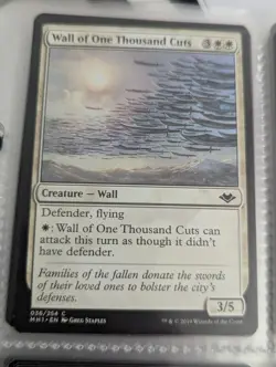 1x Wall of One Thousand Cuts - NM English MTG - Modern Horizons (F) - Image 1