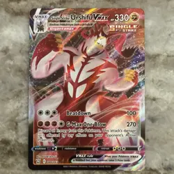 Single Strike Urshifu VMAX #086 Full Art Ultra Rare NM Pokemon Battle Styles TCG - Image 1
