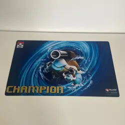 Pokemon League Cup 2016 Mega Blastoise Champions Playmat (Very Good Condition) - Image 1