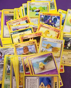 (250) Pokemon Assorted Bulk - Common Uncommon Rare Holo Reverse - ETB Sleeves - Image 4