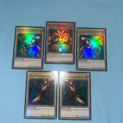YuGiOh - Exodia The Forbidden One Complete Set - 1st YGLD-ENA17-21 Ultra Rare - Image 2