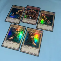 YuGiOh - Exodia The Forbidden One Complete Set - 1st YGLD-ENA17-21 Ultra Rare - Image 3