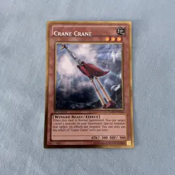 YuGiOh - Crane Crane PGLD-EN042 Gold Rare 1st Ed (Name Shift Misprint Error) - Image 1
