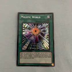 YuGiOh - Malefic World YMP1-EN008 Secret Rare (Near Mint) - Image 1
