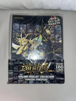YuGiOh Golden Duelist 9-Pocket Portfolio Binder (Brand New) - Image 1