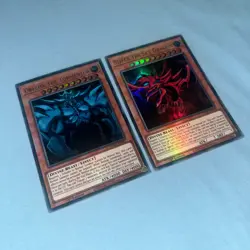 Obelisk The Tormentor EG01-EN001 + Slifer The Sky Dragon EGS1-EN001 - YuGiOh Set - Image 1