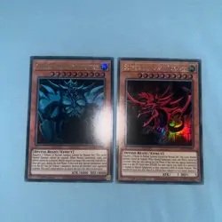 Obelisk The Tormentor EG01-EN001 + Slifer The Sky Dragon EGS1-EN001 - YuGiOh Set - Image 2