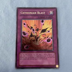 YuGiOh - Chthonian Blast - EEN-EN050 Ultimate Rare 1st Edition - Image 1