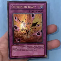 YuGiOh - Chthonian Blast - EEN-EN050 Ultimate Rare 1st Edition - Image 4