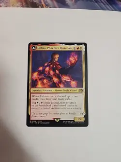 MTG Joshua, Phoenix's Dominant Final Fantasy Collectible Card NM Condition - Image 2