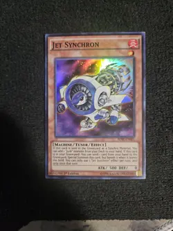 Yugioh - Jet Synchron - SDSE-EN001 - 1st Edition Super Rare - Lightly played LP - Image 1