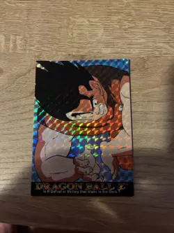 1996 Dragon Ball Z Card #06 Goku Kamehameha Holo Foil Prism - Image 1
