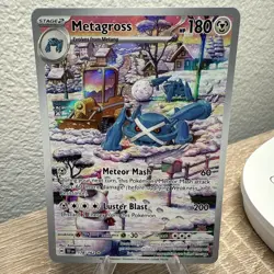 Pokemon TCG Metagross 178/162 Temporal Forces Holo Card Illustration Rare Mint - Image 2