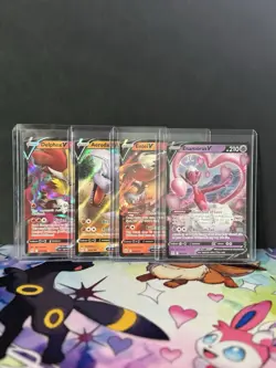 ✨Pokemon TCG V Bundle Rare Full Art Set 📦 Fast Delivery ✅ x4 Card Protection - Image 1