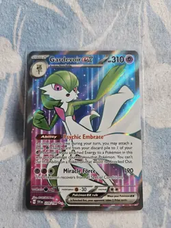 Pokemon TCG Scarlet Violet Gardevoir EX Holo Card 228/198 Full Art - Image 1