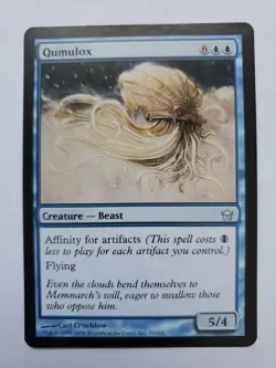 MTG Magic The Gathering Card Qumulox Creature Beast Blue Fifth Dawn - Image 1